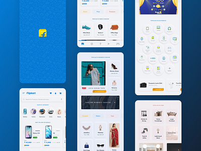 Flipkart Redesign app corporate design flipkart iphone app neuomorphic purchase shopper shopping ui