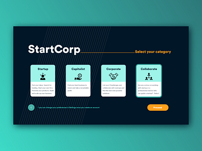 Startup Corporate Collaboration app capitalist collaborate corporate design firm illustration job search mentor startup ui vector venture web