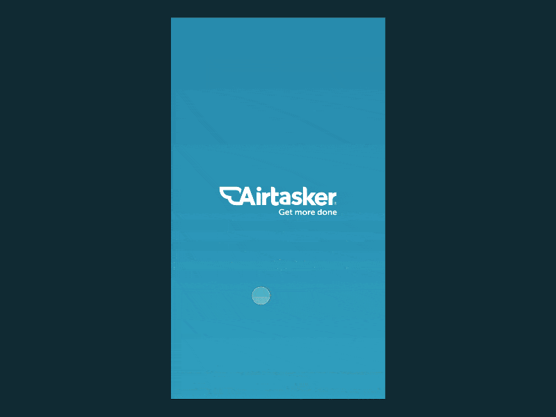 Airtasker app onboarding concept