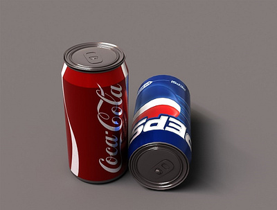 #soda_can_3D_product_model branding design modeling texture