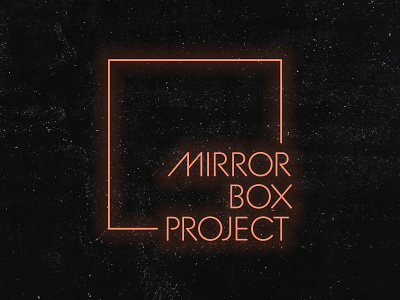 Mirror Box Project branding design illustration logo typography vector