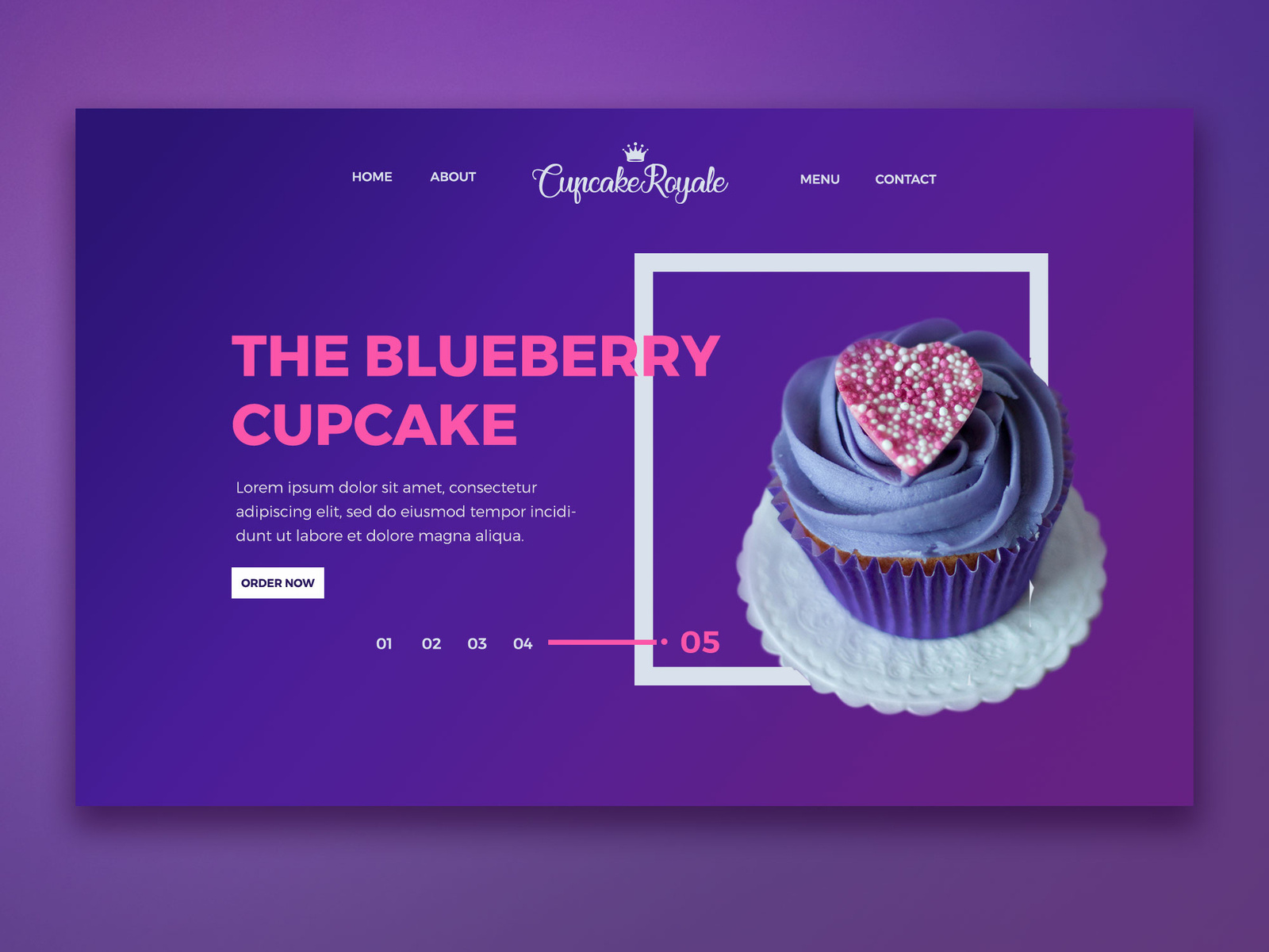 Cupcake Site UI By SquareFish On Dribbble