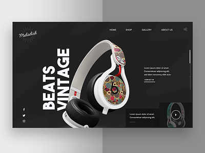 Melodisk branding creative design identity modern ui uiux ux web website