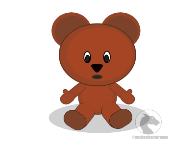 Tedy bear cartoon character concept character creation design flatdesign illustration panama