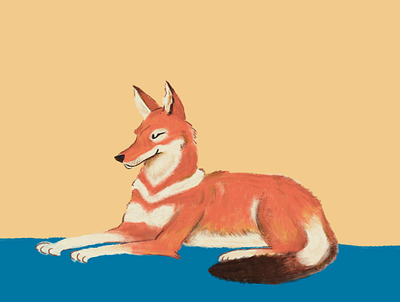 Ethiopian wolf digitalart ethiopian illustration wolf