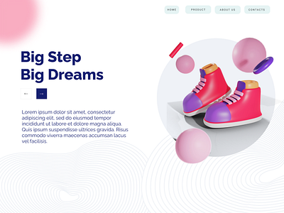 Landing Page for Toy shop