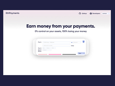 ETH-Checks Homepage (Inspired by Matcha.xyz) crypto web app web design