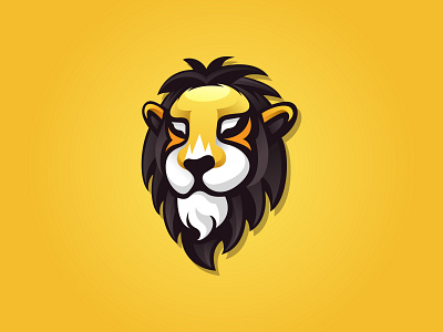 Lion Logo Inspiration animal branding illustration inspiration lion lion head lion logo yellow