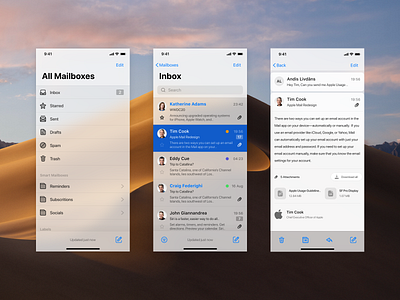 Apple Mail Mobile Concept