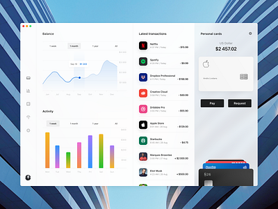 Wallet app Concept