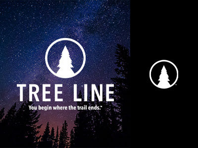 Treeline Clothing Co. branding clothing dream forest icon identity illustration illustrator logo mark photoshop pnw screenprinting trees typography