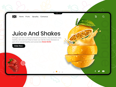 Fruit Juice Web Banner