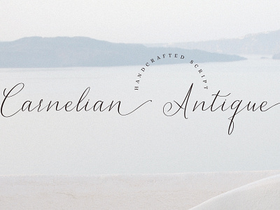 Carnelian Antique - Script calligraphy elegant font font design script script font scripture typography