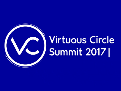 Logo Animation for Virtuous Circle Summit after effects branding conference illustrator internet conference logo motiongraphics