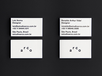 estúdio arco — business cards