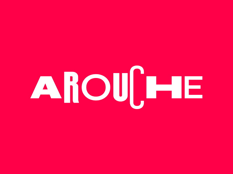 arouche — animated logo arouche brand branding branding agency branding design design design studio graphic design logo logotipo motion motion design type typography variable variable font