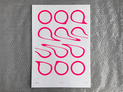 risograph poster — frame by frame