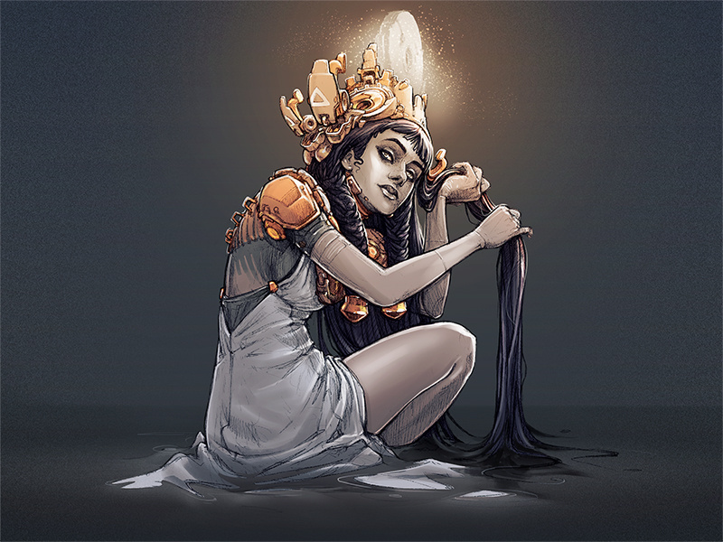 Goddess Hathor By Yehor Kaliuzhnyi On Dribbble