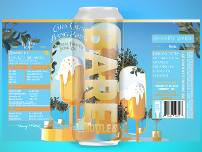 Surreal Orange Creamsicles - Craft Beer Label Design by Pine Watt on ...