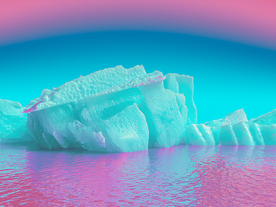 Hypercolorism - Cotton Candy Icebergs