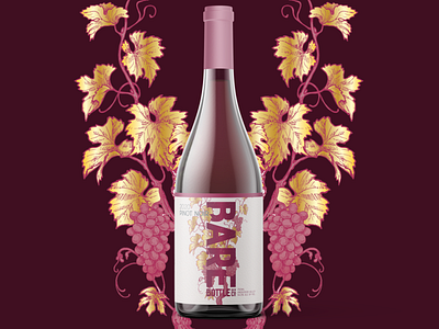 2020 Pinot Noir Natural Wine Label Design