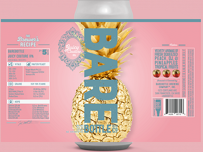 Juicy Couture Craft Beer Packaging Design