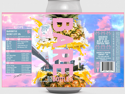 Fruited Surrealism - A delicious homage to San Francisco beer art branding craftbeer design illustration package design photo photography vector