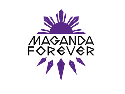 Maganda Forever Logo adobe illustrator branding comic book design comic books design graphic design illustration logo pasibe design podcast podcast design pop culture super hero vector