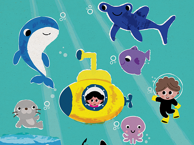 Undersea Age illustration illustrator kidlitart