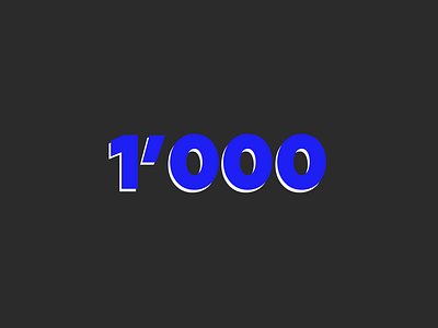 1k followers 1000 1k 1k followers animation followers thank you