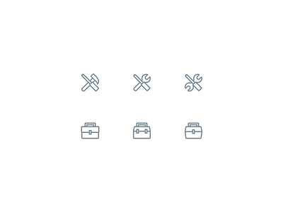 Some Toolbox Icon hammer icon icons screwdriver toolbox wrench