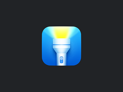 Flashlight App Icon app flashlight icon illumination ios light shine torch