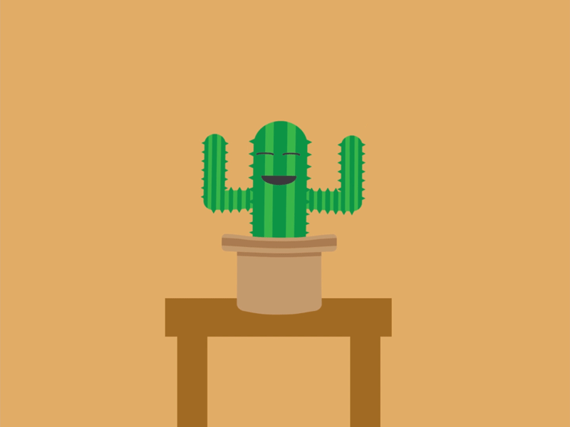 Cactus Dance animation dance illustration practice vector art