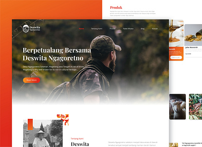 Deswita Ngargoretno - Travel Landing Page branding business design internet logo minimal ui ux web website