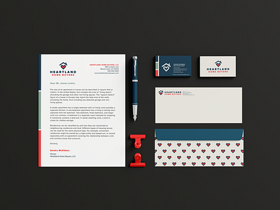 Heartland Home Buyers Identity Stationery