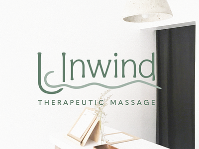 Unwind Therapeutic Massage Logo - Albany, NY adobe illustrator branding design icon illustration logo type typography vector