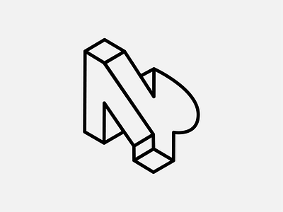 Letter N & P - Penrose triangle