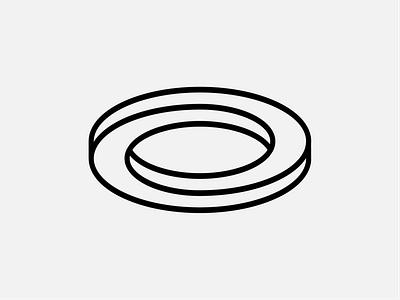 Logo exploration - Möbius strip abstract branding design graphic design icon illustration logo vector
