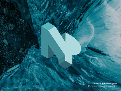 Logo exploration - Penrose triangle - Letters N & P