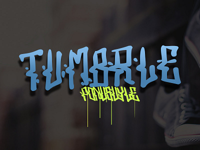 grafity font style TUMBRLE  by jafART