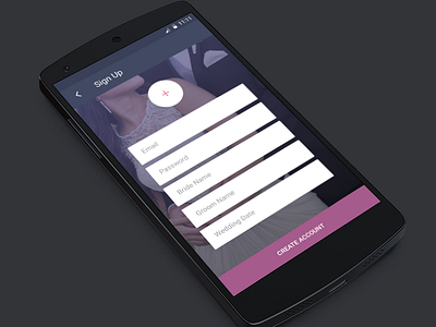 Wed Planner app - Material Design