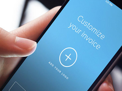 Customize Invoice Screen app ios mobile ui ux