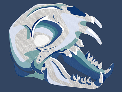 Skull branding design illustration minimal ui vector web