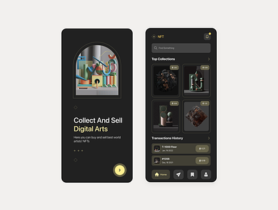 NFT Digital Arts 3d app arts branding creative dark design digital eth ethereum nft product design ui ux xd design
