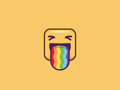 Emoji - Rainbow Tongue