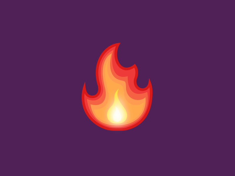  Emoji  Fire  by Wojciech Zasina for Opera on Dribbble