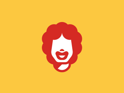 Ronald McDonald big burger character fast food fries hamburger mac mcdonald red restaurant yellow