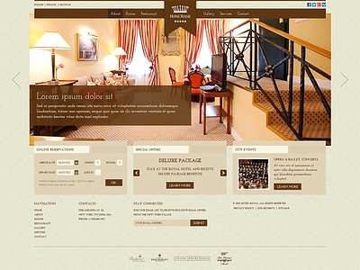 Hotel website