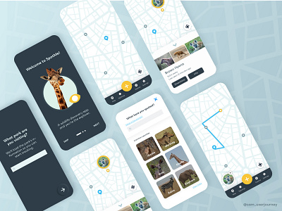 SpotMe | A Wildlife Discovery App app design illustrator ui ui ux ui design