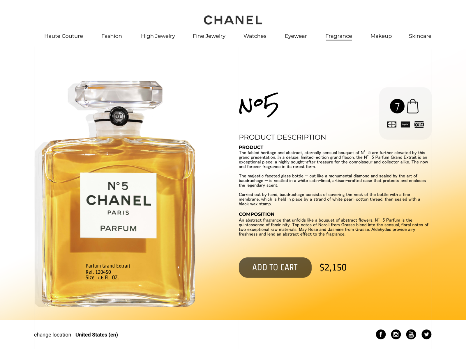 Chanel #5 Parfum Grand Extrait by Ilya Mikhnyuk on Dribbble